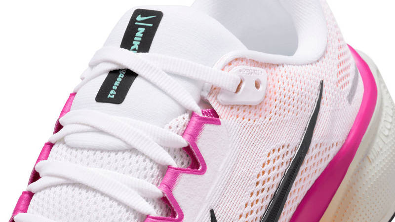 Nike Pegasus 41 White Fire Pink Side