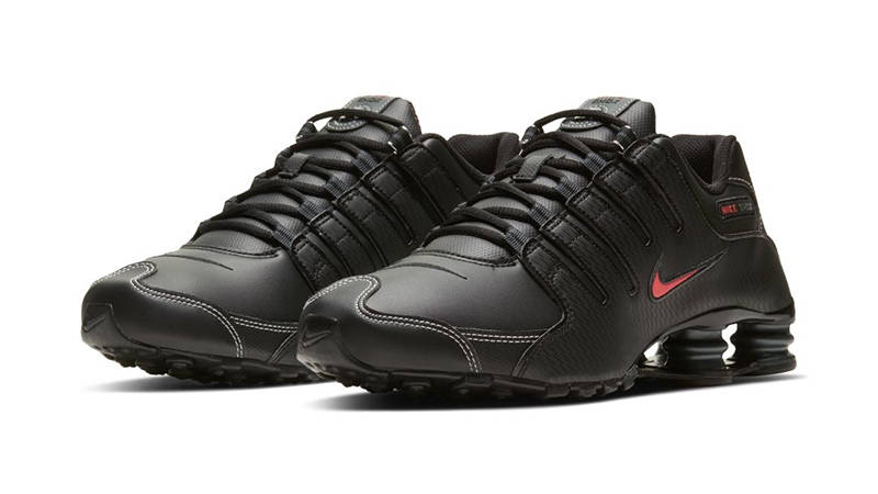 Nike Shox NZ Black Red 378341-017 front