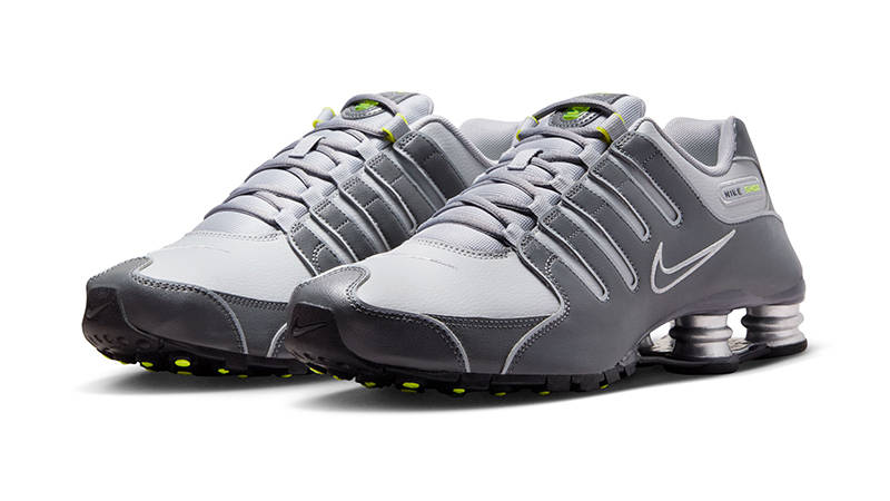 Nike Shox NZ Grey Volt 378341-009 front