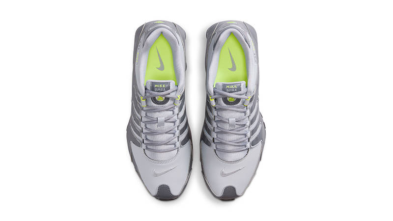 Nike Shox NZ Grey Volt 378341-009 middle