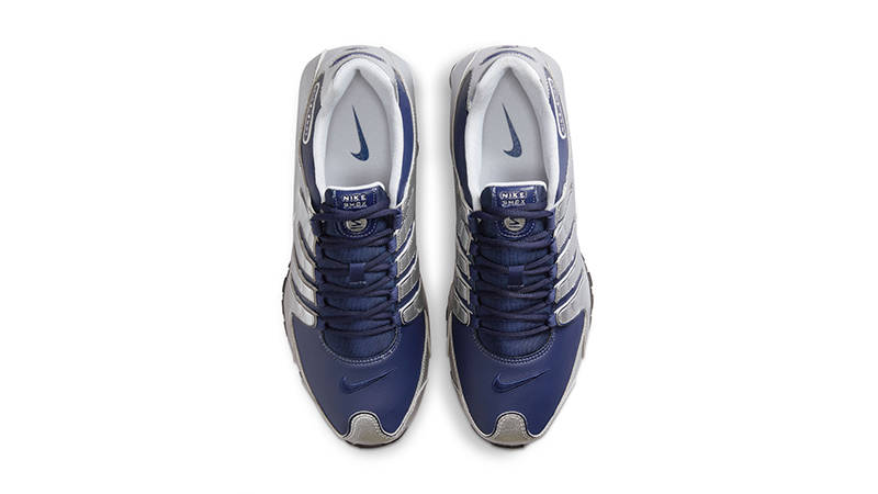 Nike Shox NZ Navy Silver 378341-402 middle