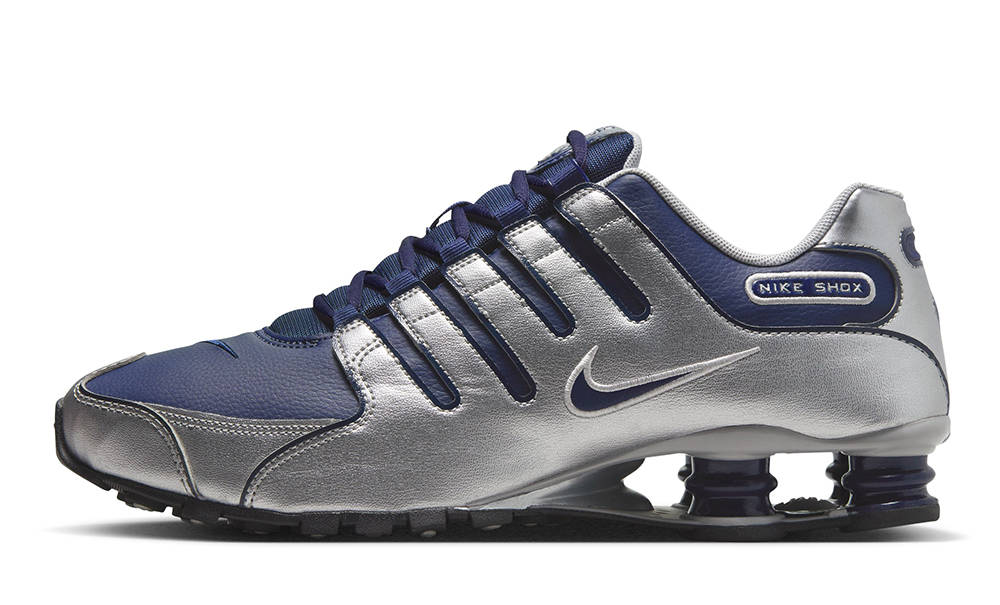 Nike Shox NZ Navy Silver 378341-402