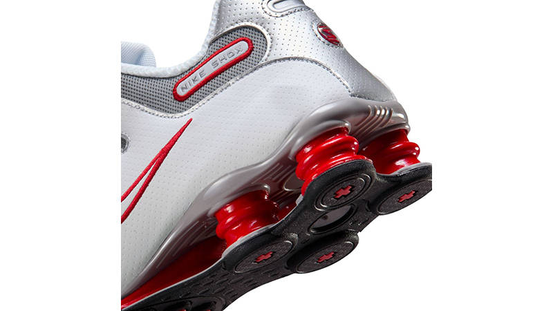 Nike Shox NZ White Grey 378341-104 heel