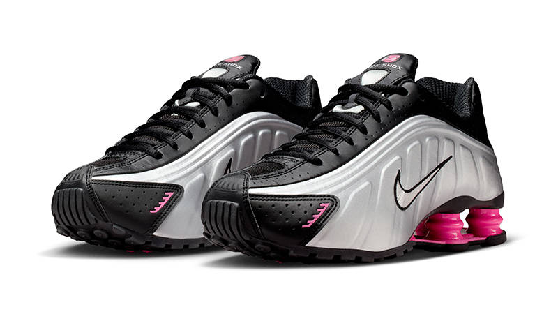 Nike Shox R4 Black Pinksicle AR3565-012 FRONT