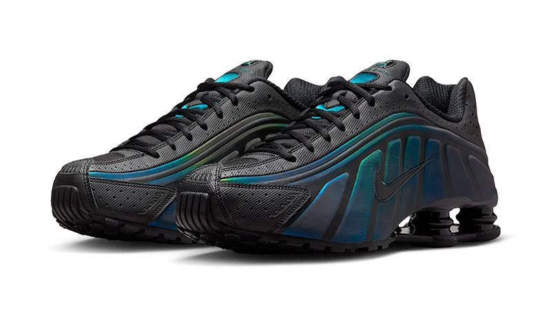 Nike Shox R4 Black Seaweed IM6596-001 front
