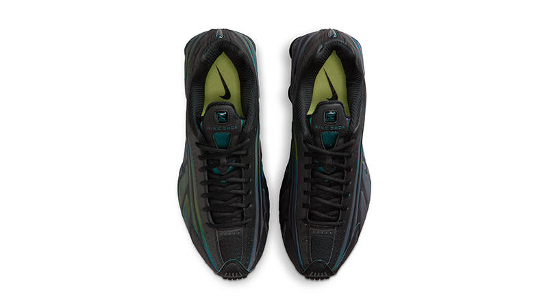 Nike Shox R4 Black Seaweed IM6596-001 middle