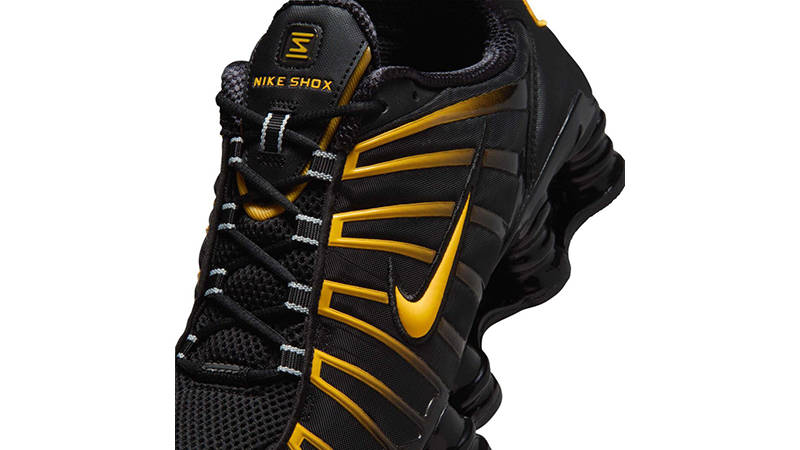 Nike Shox TL Black University Gold AV3595-013 tongue