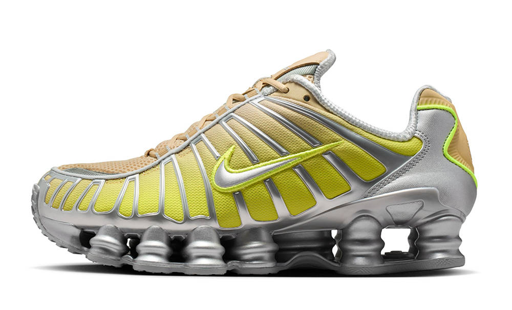 Nike Shox tl yello イエロー Nike Shox TL Black / Metallic Silver - Dynamic Yellow – JD