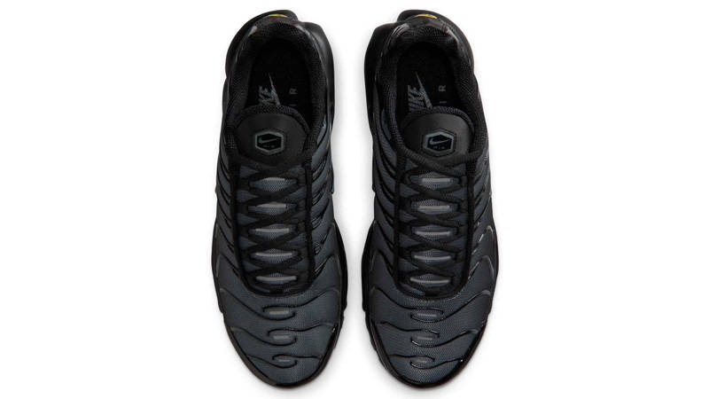 Nike TN Air Max Plus Black Metallic Silver TN Charm Middle