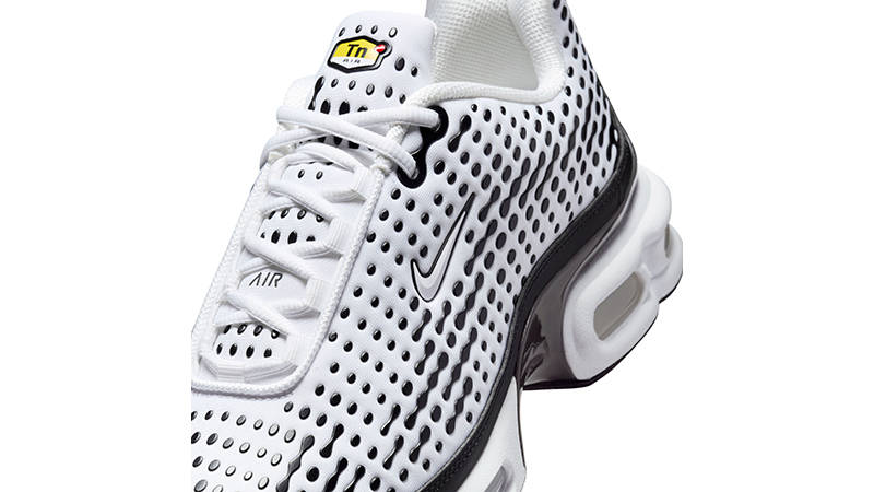 Nike TN Air Max Plus VII White Black tongue