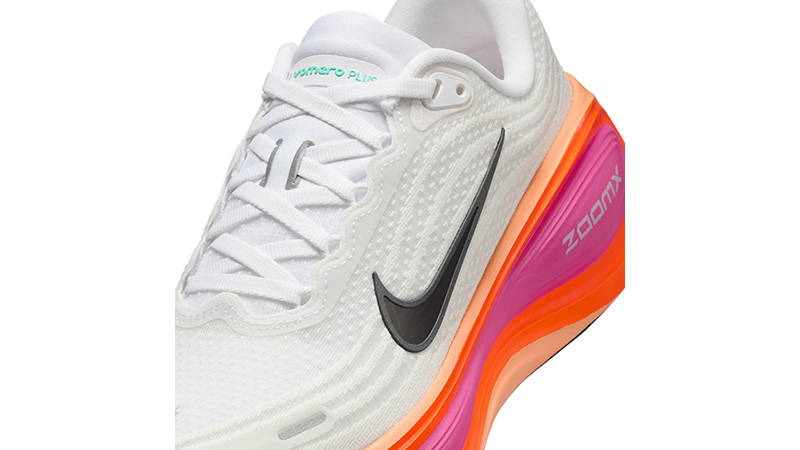 Nike Vomero Plus White Fire Pink HV8154-104 tongue