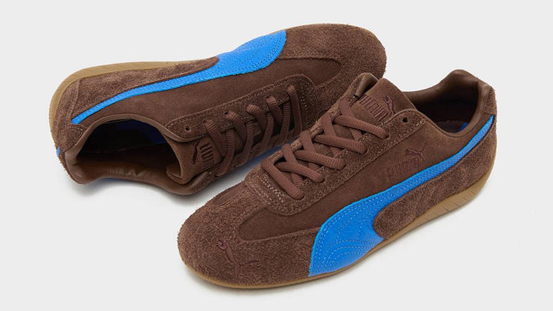 PUMA Speedcat Chestnut Brown Mountain Blue 405613-01 Top