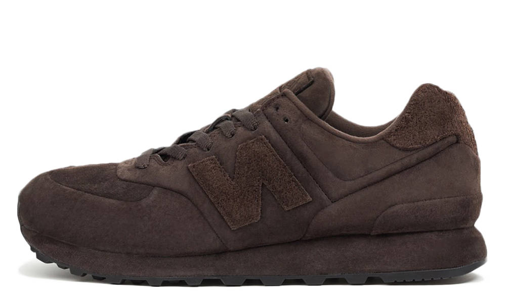 Stone Island x New Balance 574 Ghost Dark Brown