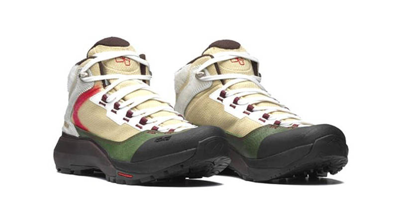 The Broken Arm x Salomon Pastoral Green Black Red L47969000 front