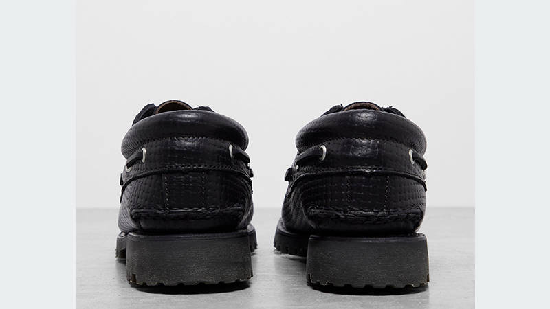 Timberland 3 Eye Grain Black 765626 back