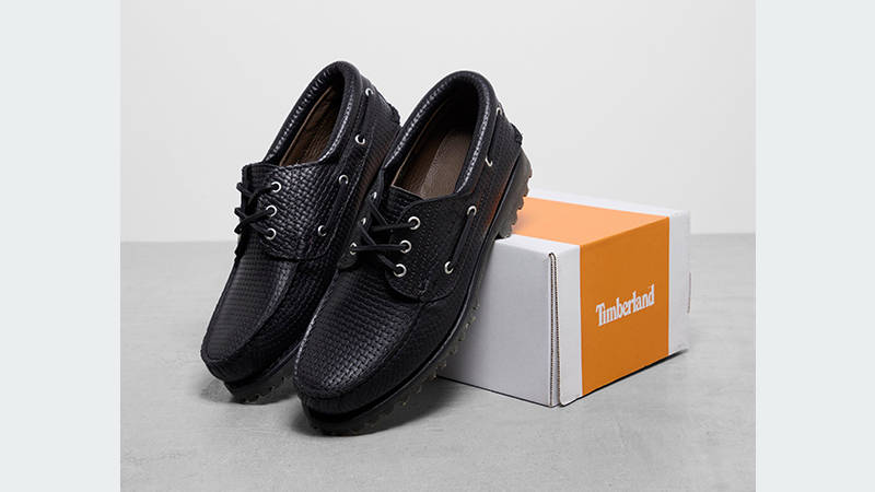 Timberland 3 Eye Grain Black 765626 front