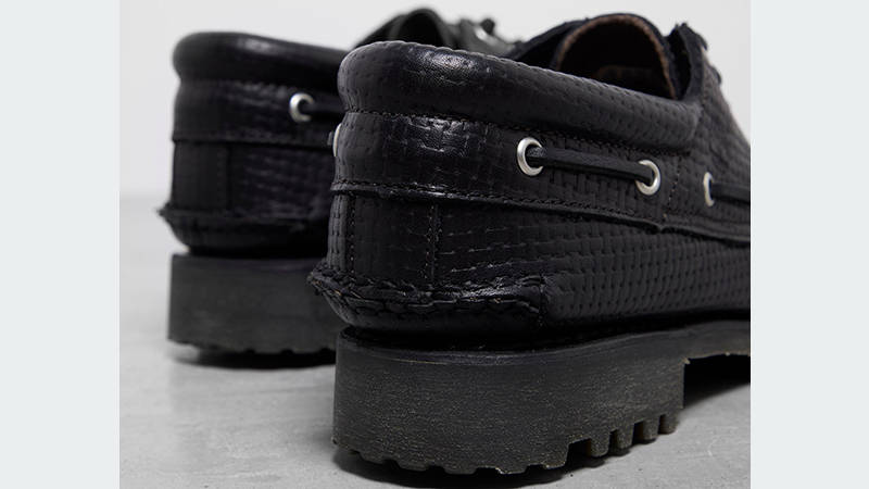 Timberland 3 Eye Grain Black 765626 heel