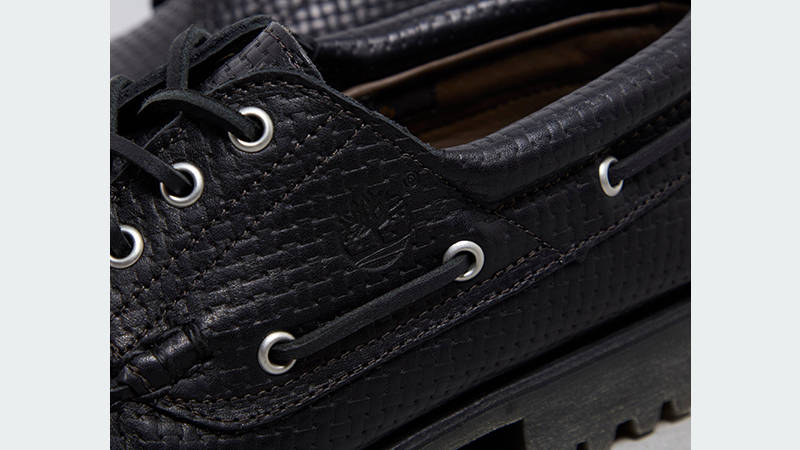 Timberland 3 Eye Grain Black 765626 side
