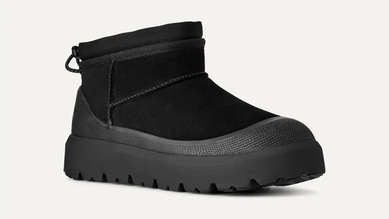 UGG Classic Ultra Mini Weather Hybrid Boot Black 1174196-BBLC front