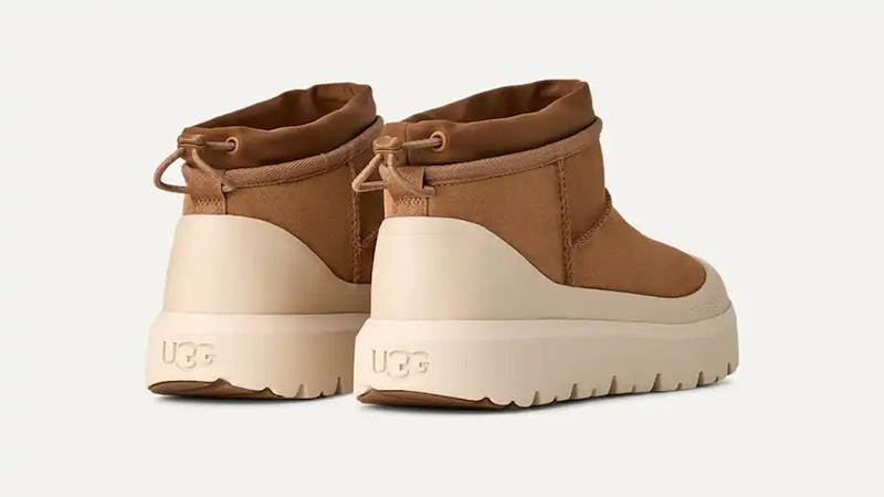 UGG Classic Ultra Mini Weather Hybrid Boot Chestnut 1174196-CWTC back