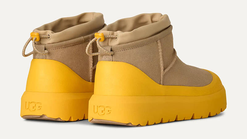 UGG Classic Ultra Mini Weather Hybrid Boot Mustard Seed Summer Wheat 1174196-MMM Back