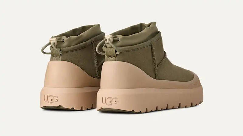 UGG Ultra Mini Weather Hybrid Boot Olive 1174196-BOMS back
