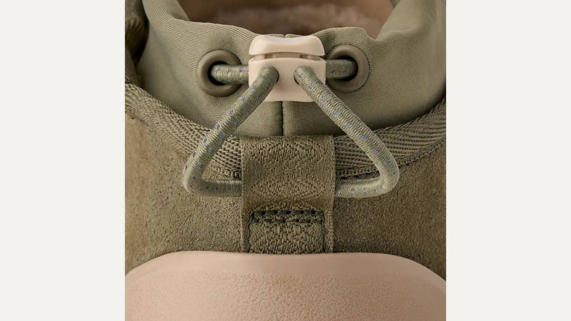 UGG Ultra Mini Weather Hybrid Boot Olive 1174196-BOMS tongue