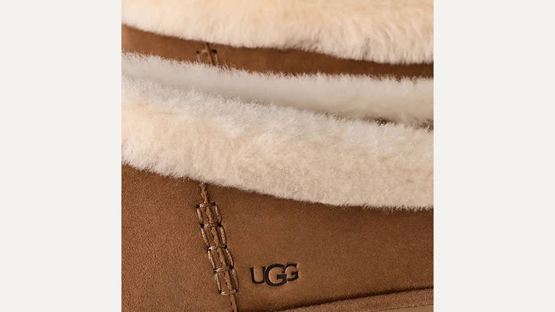 UGG Zora Ballet Flat Chestnut 1178111-CHE fur