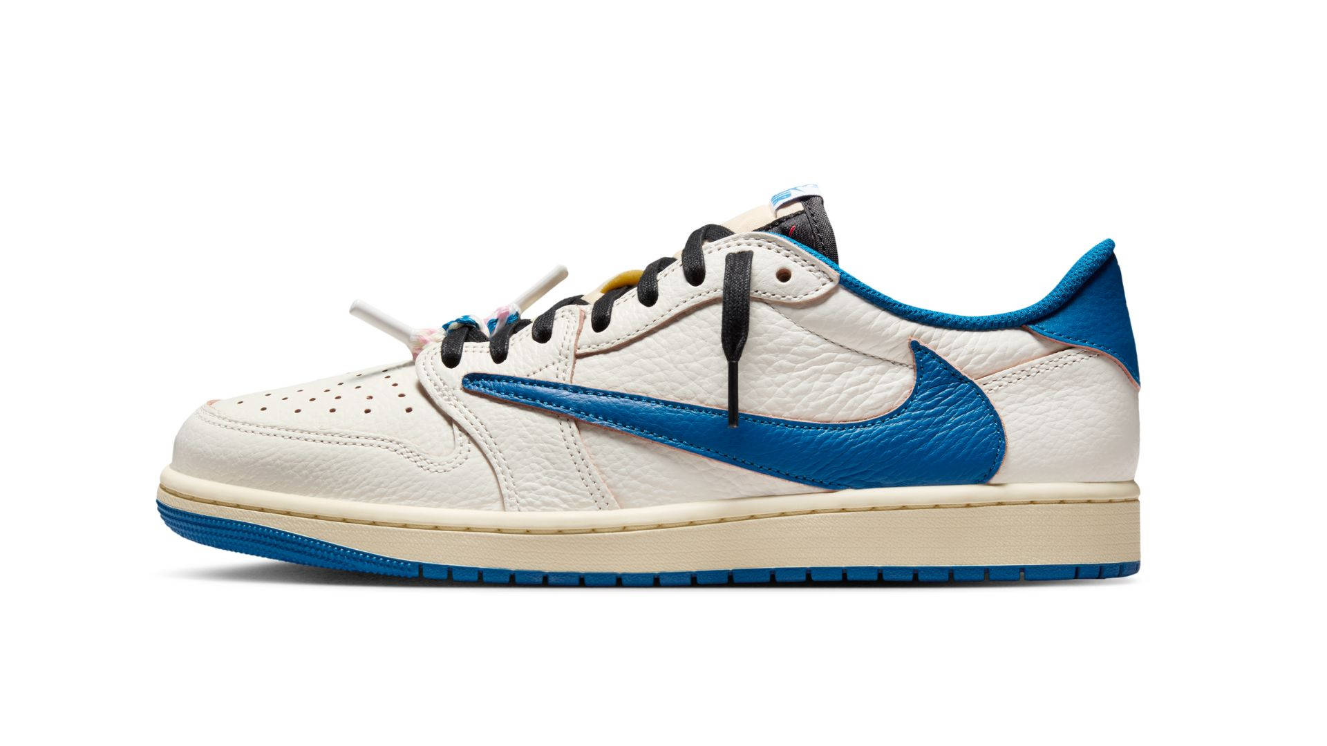 Travis Scott x Fragment x Air Jordan 1 Low OG side