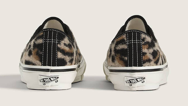 Vans Premium Authentic 44 Leopard Black Brown VN000EBNYS8 back