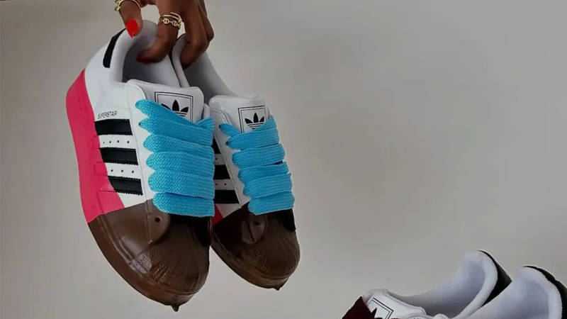 YAITO x adidas Superstar White Brown Toe first look