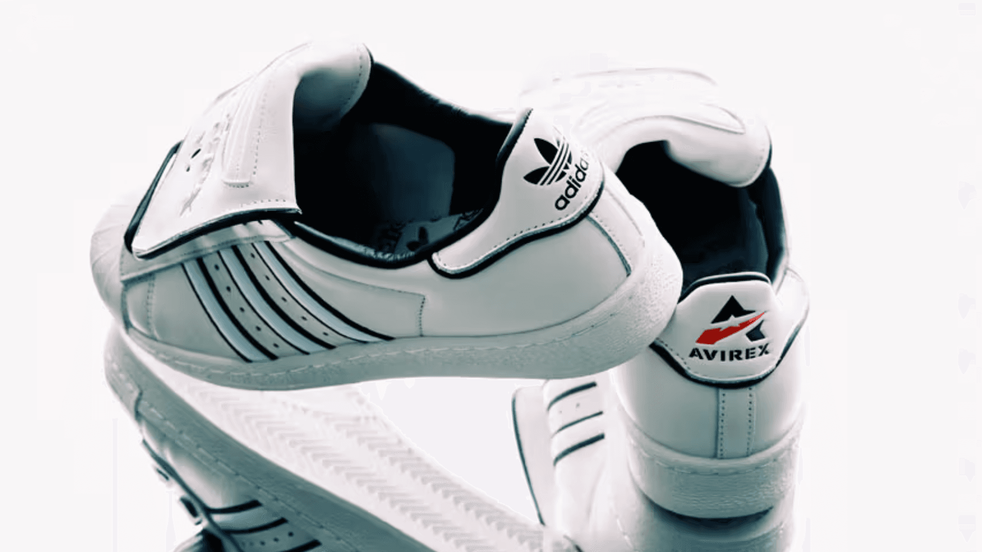 AVIREX x adidas Superstar White