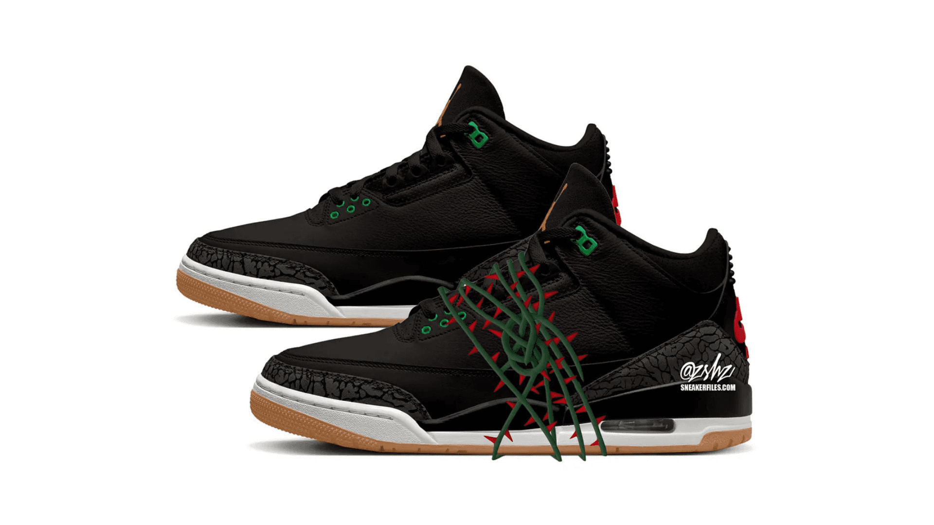 Teyana Taylor x Air Jordan 3 Fire Red