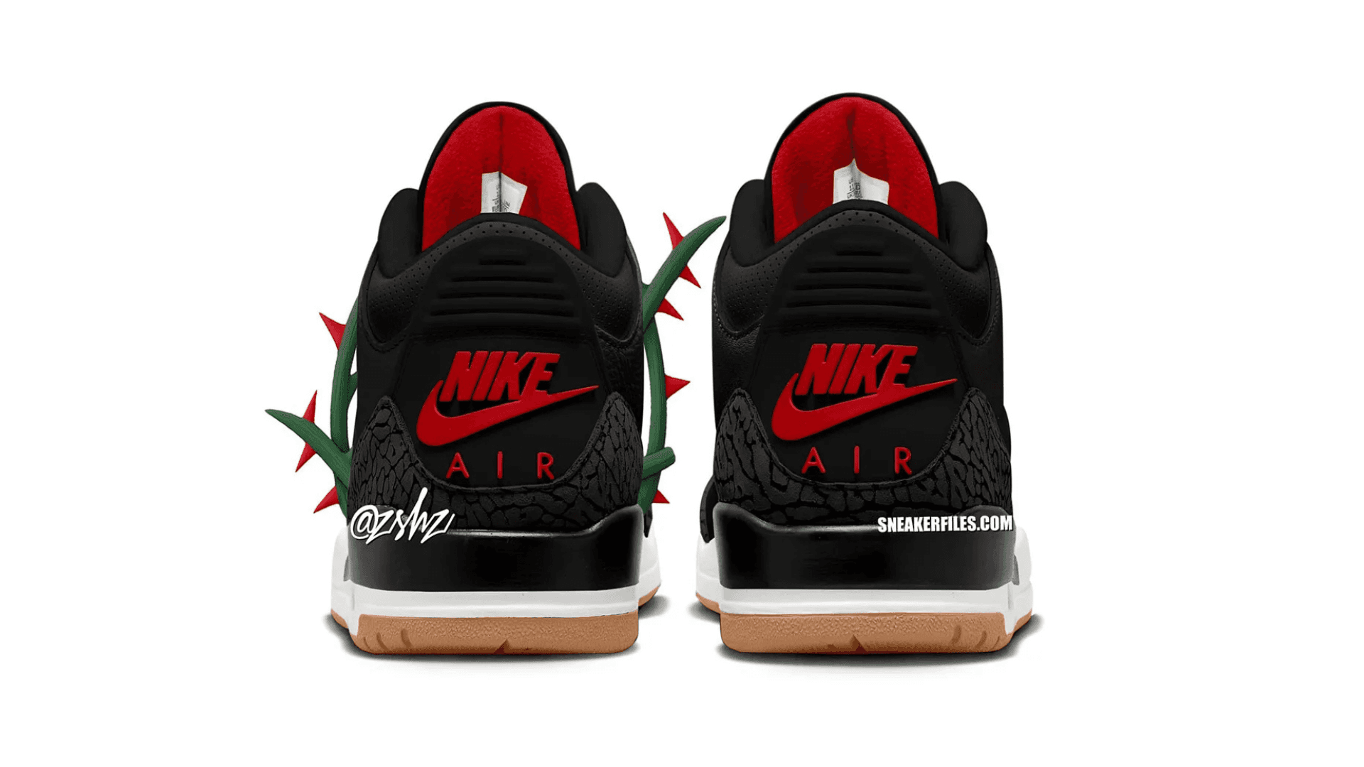 Teyana Taylor x Air Jordan 3 Fire Red
