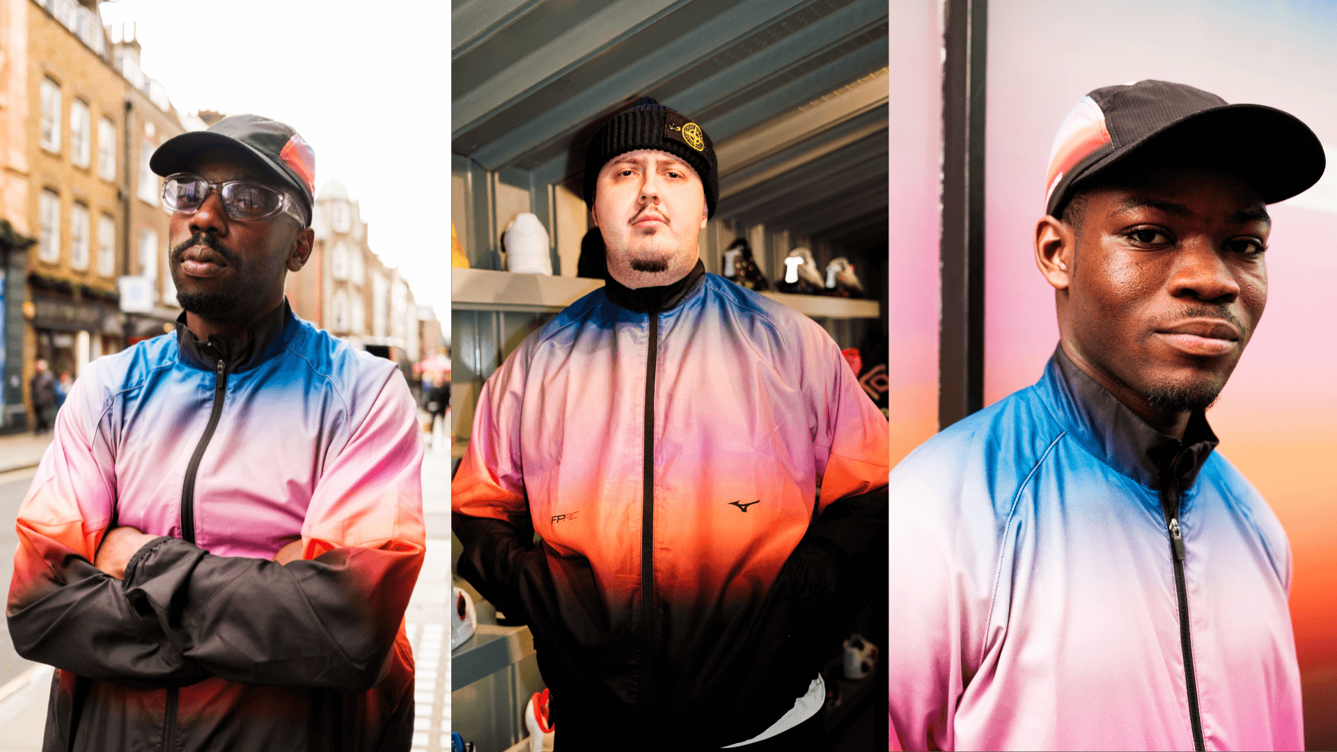 Footpatrol, Mizuno and Lorenz.OG’s latest collab Is a Masterclass in Colour Grading Athleisure
