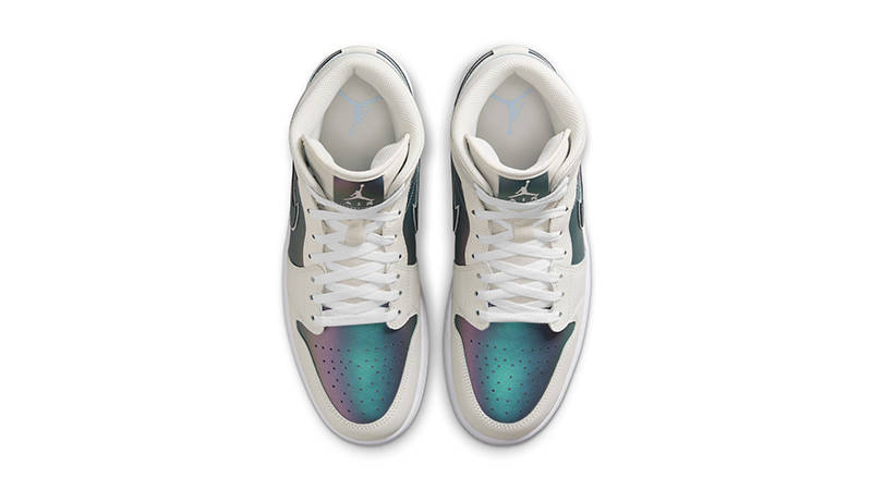 Aair Jordan 1 Mid Phantom Iridescent IH4107-030 middle