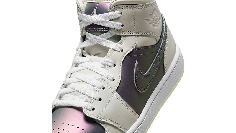 Aair Jordan 1 Mid Phantom Iridescent IH4107-030 tongue