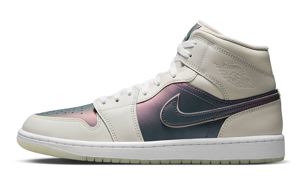 Air Jordan 1 Mid Phantom Iridescent
