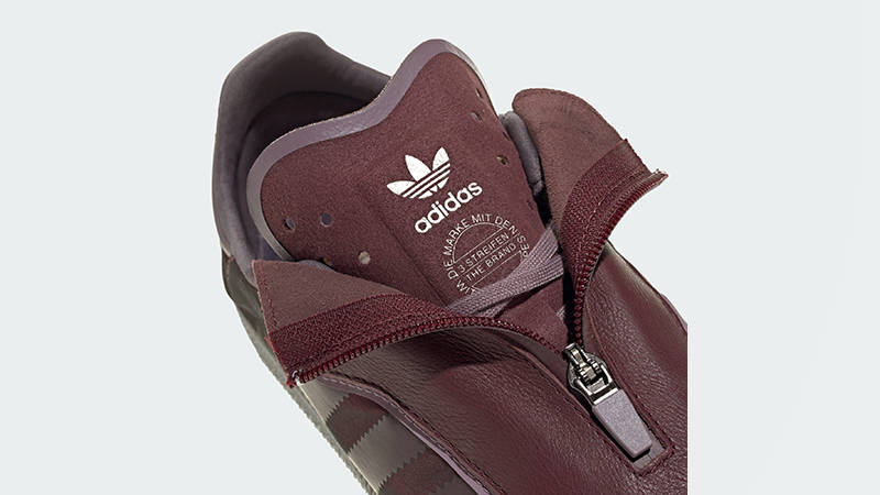 adidas Samba Decon Burgundy Red JR1164 tongue