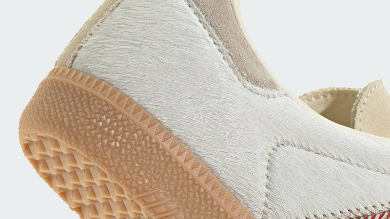 adidas Samba OG Pony Hair Wonder Beige Closeup