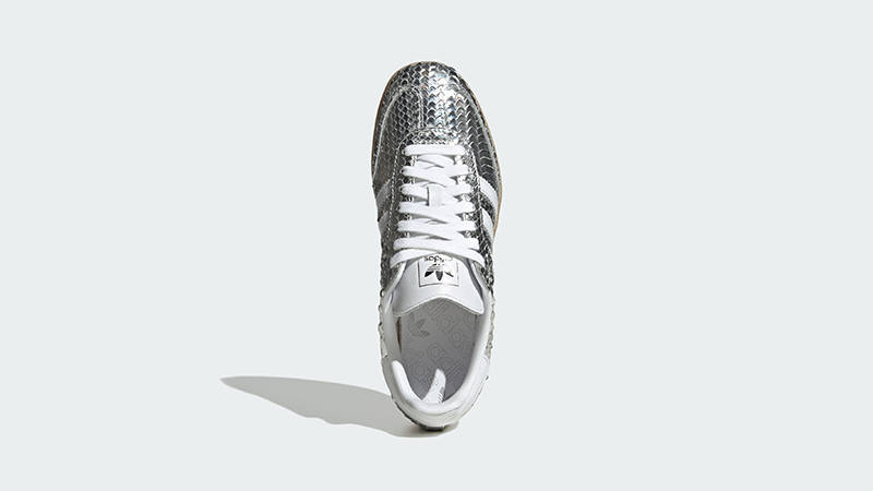 adidas Samba Patent Snakeskin Silver Metallic IH9016 middle