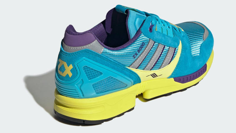 adidas ZX 8000 Blue Yellow Back