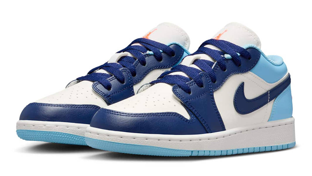 Air Jordan 1 Low GS Sail Blue Chill 553560-149 Side