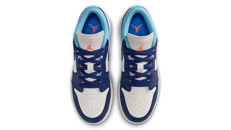 Air Jordan 1 Low GS Sail Blue Chill 553560-149 Top