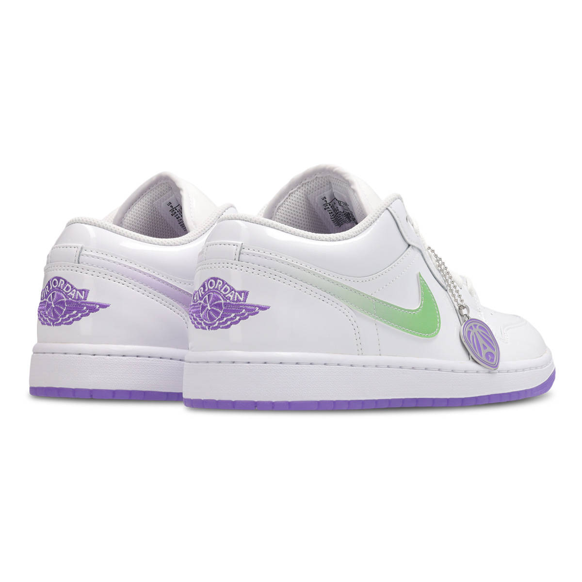 Air Jordan 1 Low Quai 54 White Grape Back