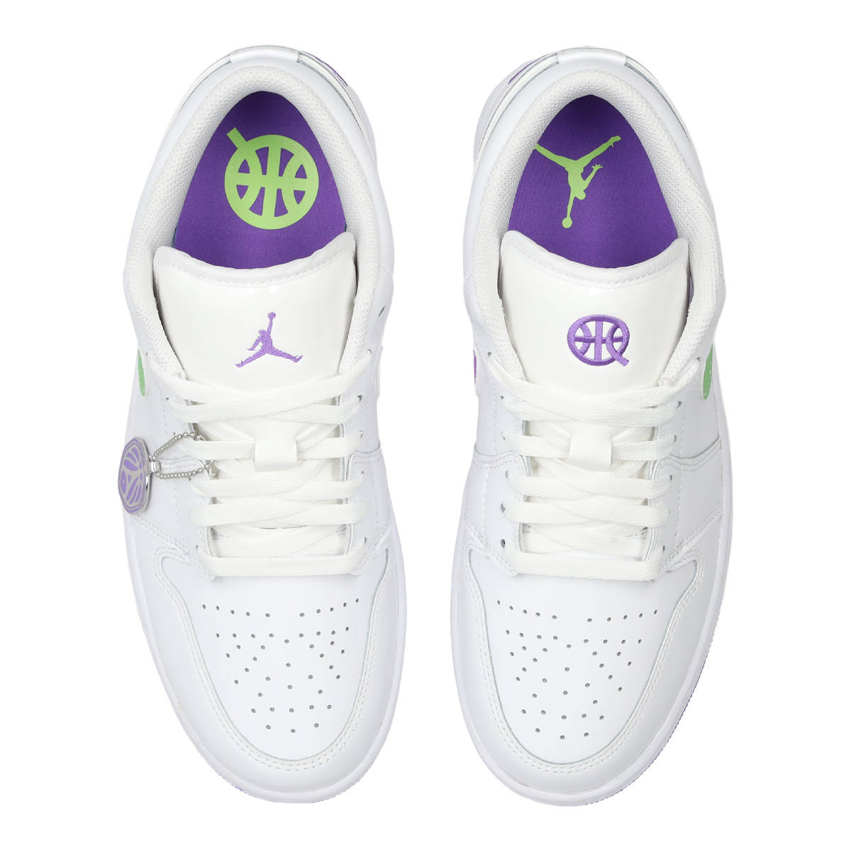 Air Jordan 1 Low Quai 54 White Grape Top