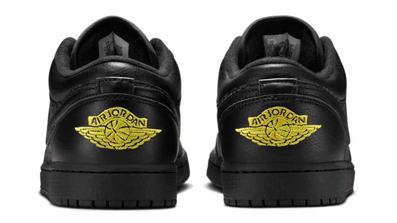 Air Jordan 1 Low SE Black Elephant Print Back