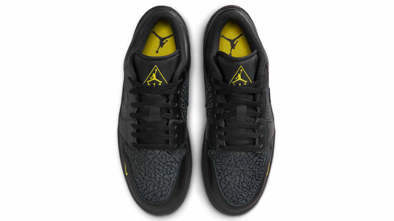 Air Jordan 1 Low SE Black Elephant Print Middle