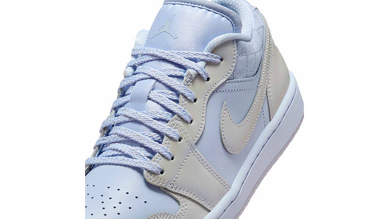 Air Jordan 1 Low SE Ghost Pearlized Quilt IM5129-010 tongue