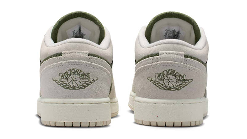 Air Jordan 1 Low SE GS Medium Olive Sail HV4396-201 Back